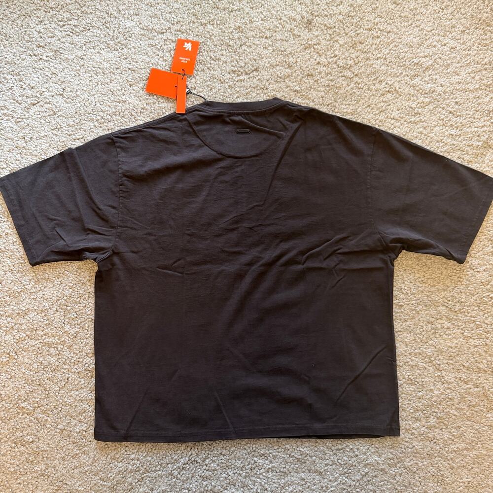 Men's YoungLA 4125 - Heritage Tee(Sold Out)  NWT, XL 100% Cot, Charcoal - Picture 2 of 5
